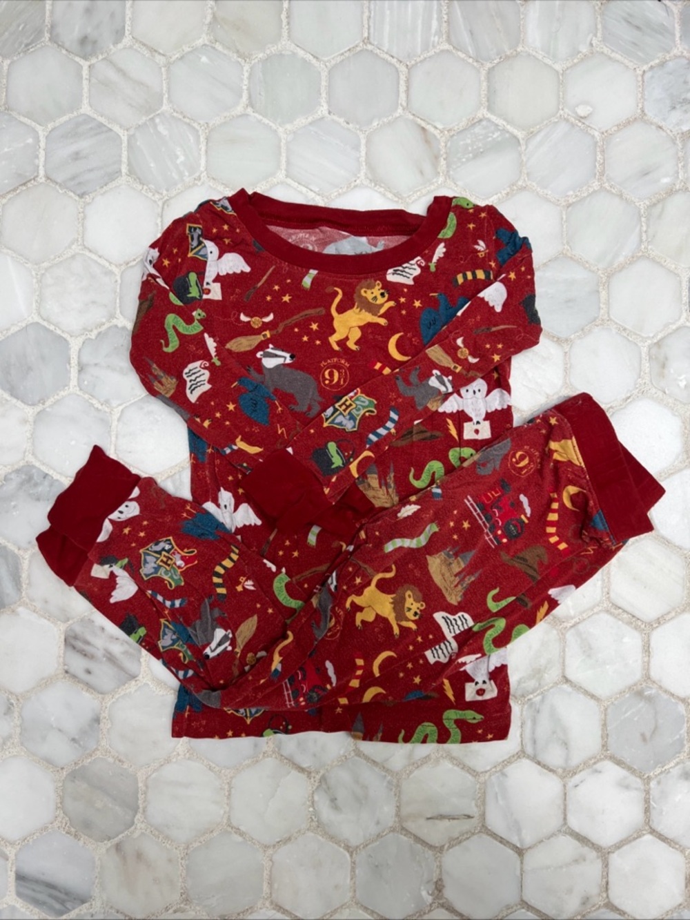 Little Sleepies Toddler Pajamas Harry Potter Platform 9 3/4 - 18-24m